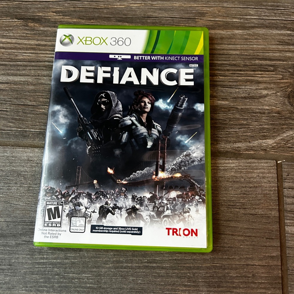 Defiance Xbox‎ 360 Video Game Works with Kinect Sensor